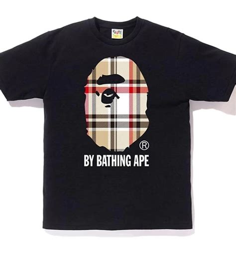 burberry bape tee|Burberry bathing ape shirt.